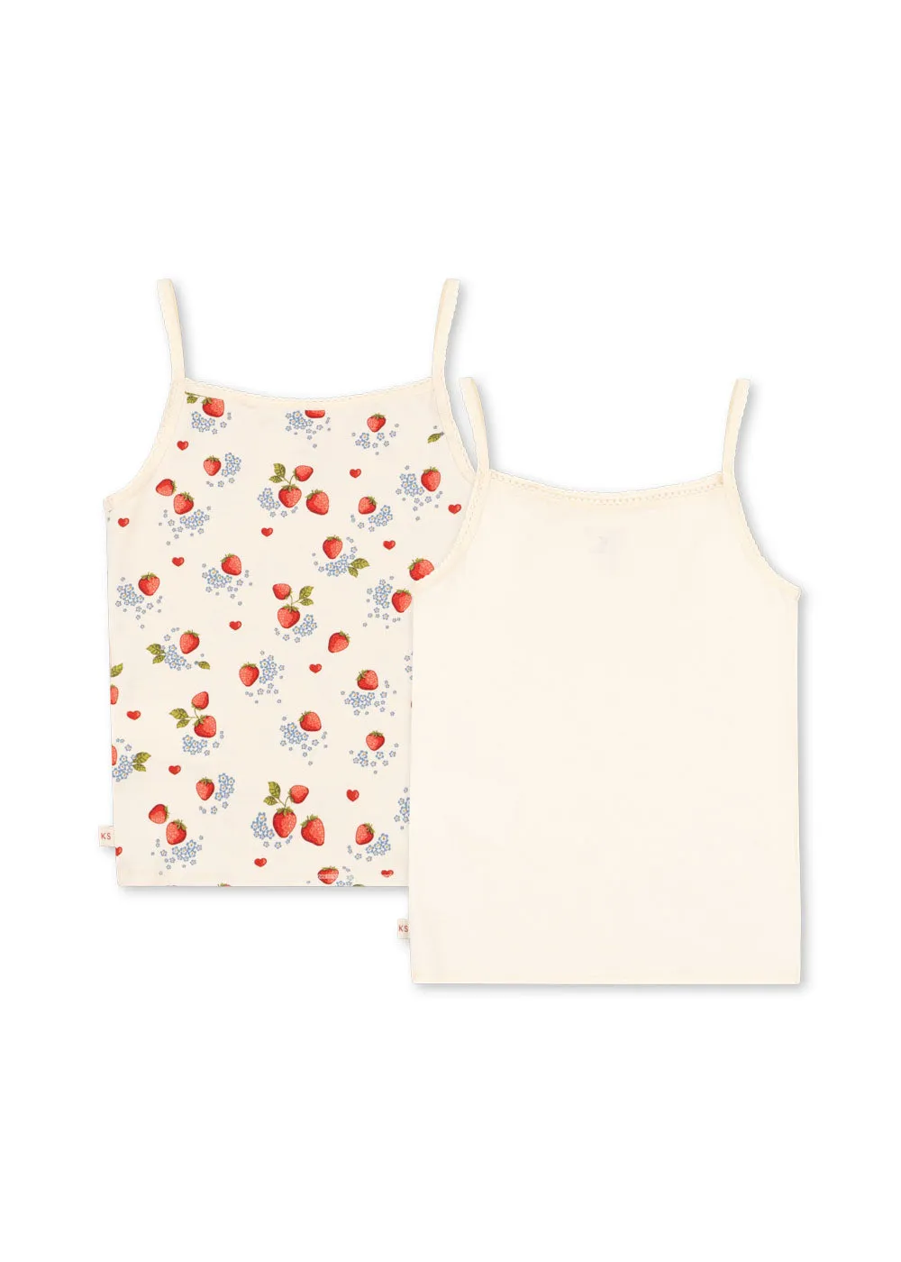 2-Pack Basic Undershirts Marmalade Mix