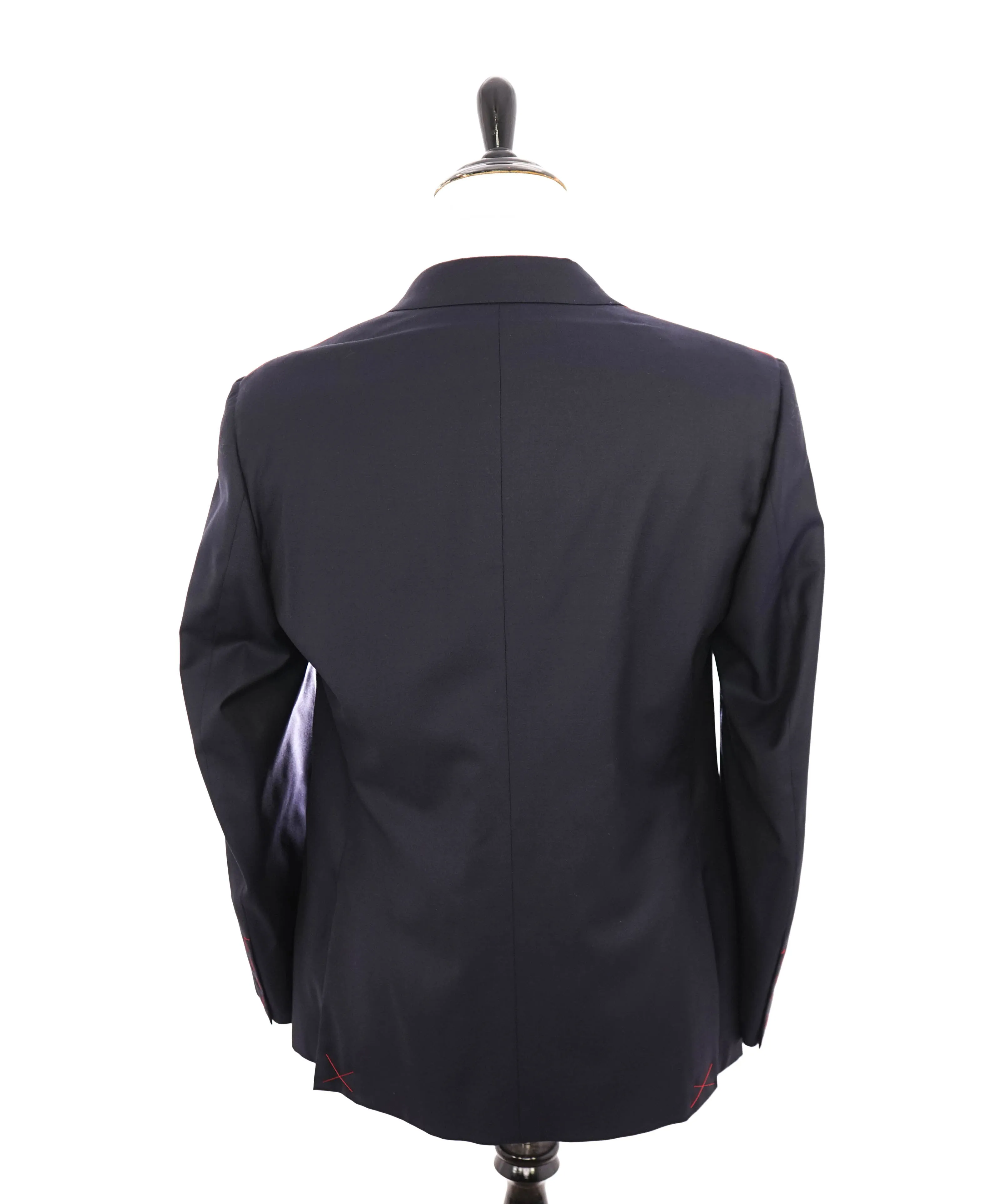 $3,750 ISAIA - Navy Blue "AQUASPIDER" *CLOSET STAPLE* Coral Pin Suit - 44S