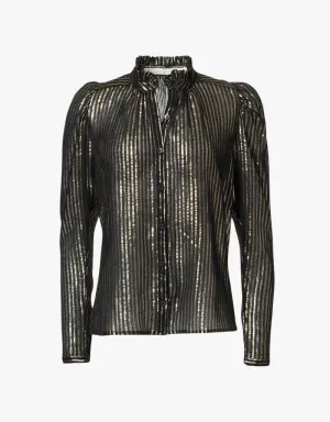 Alix Of Bohemia Artemis Moonlight Shirt in Black Moonlight