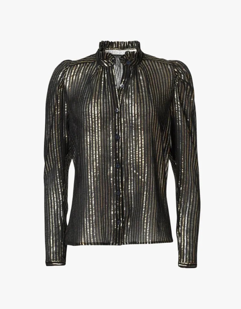 Alix Of Bohemia Artemis Moonlight Shirt in Black Moonlight