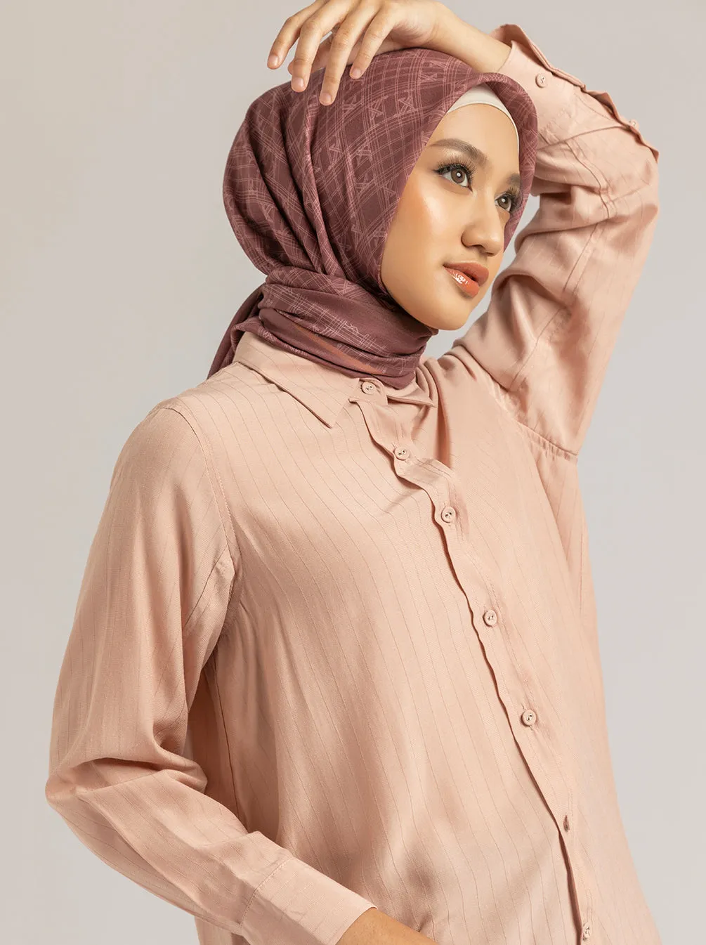 ANARA TOP PLAIN PINK PEARL