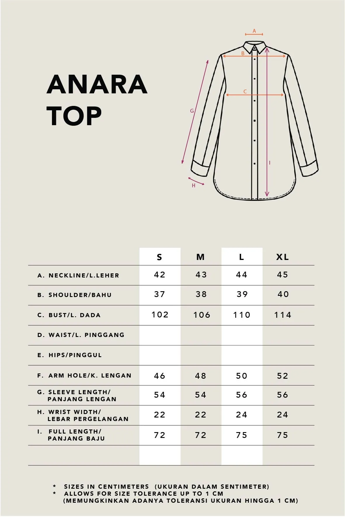ANARA TOP PLAIN PINK PEARL