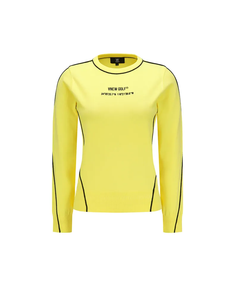 ANEW Golf Women's SP Essential Sweater - Yellow
