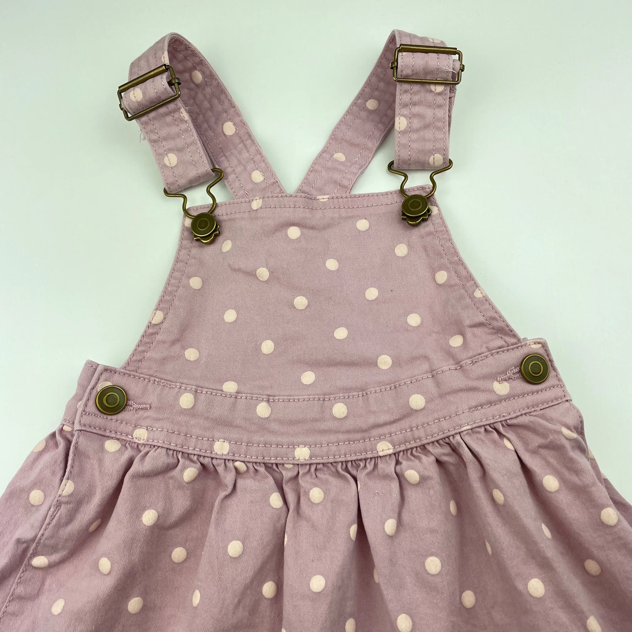 Anko stretch cotton overalls dress / pinafore, size 3, Pre-loved