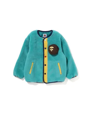 Ape Face Cubic Pocket Boa Jacket