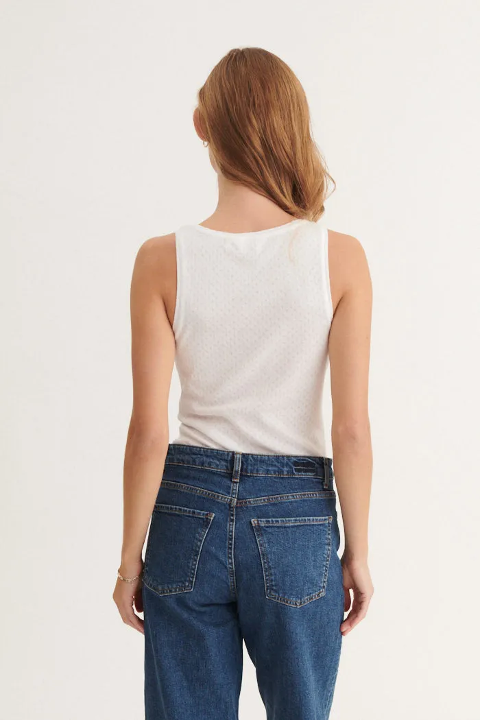 Arense Tank - White