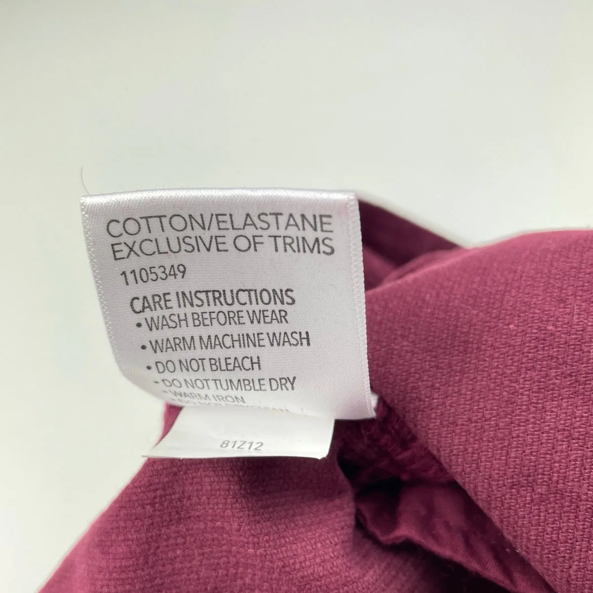 B Collection maroon stretch corduroy overalls dress / pinafore, size 10, BNWT