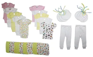 Bambini Girls' 26 Piece Layette Set (NB,S,M,L)