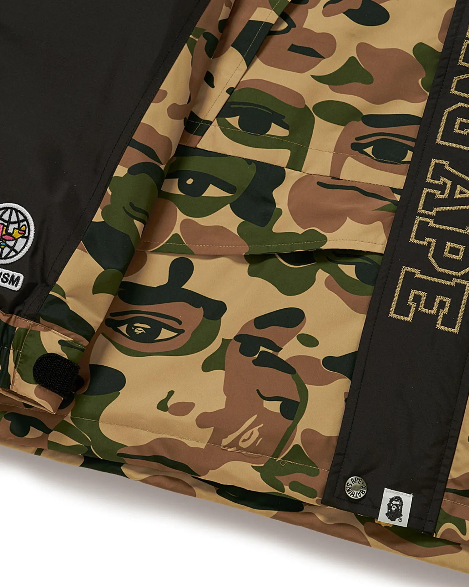 BAPE X Kidsuper Camo Snowboard Jacket