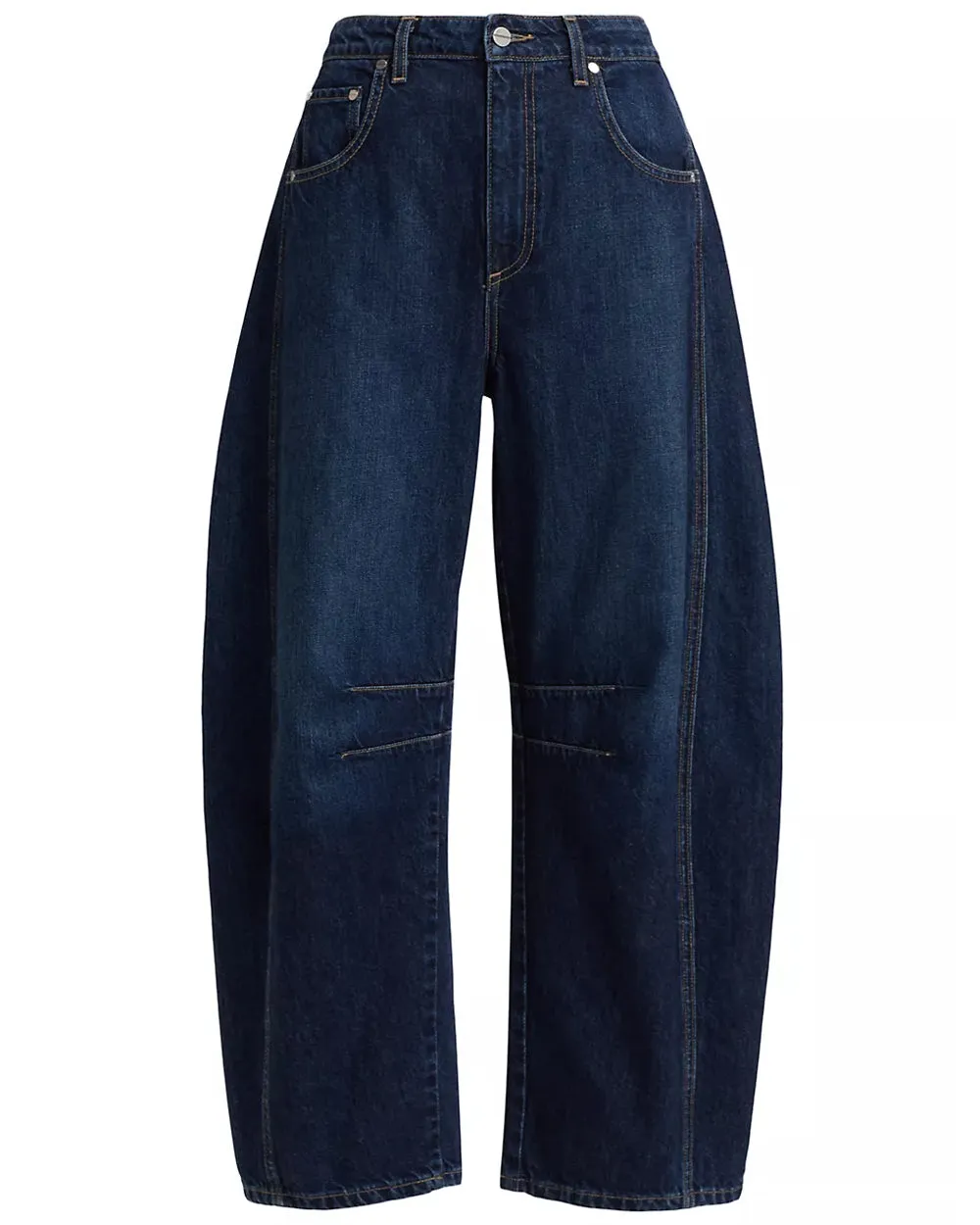Barrel Jean in Dark Wash