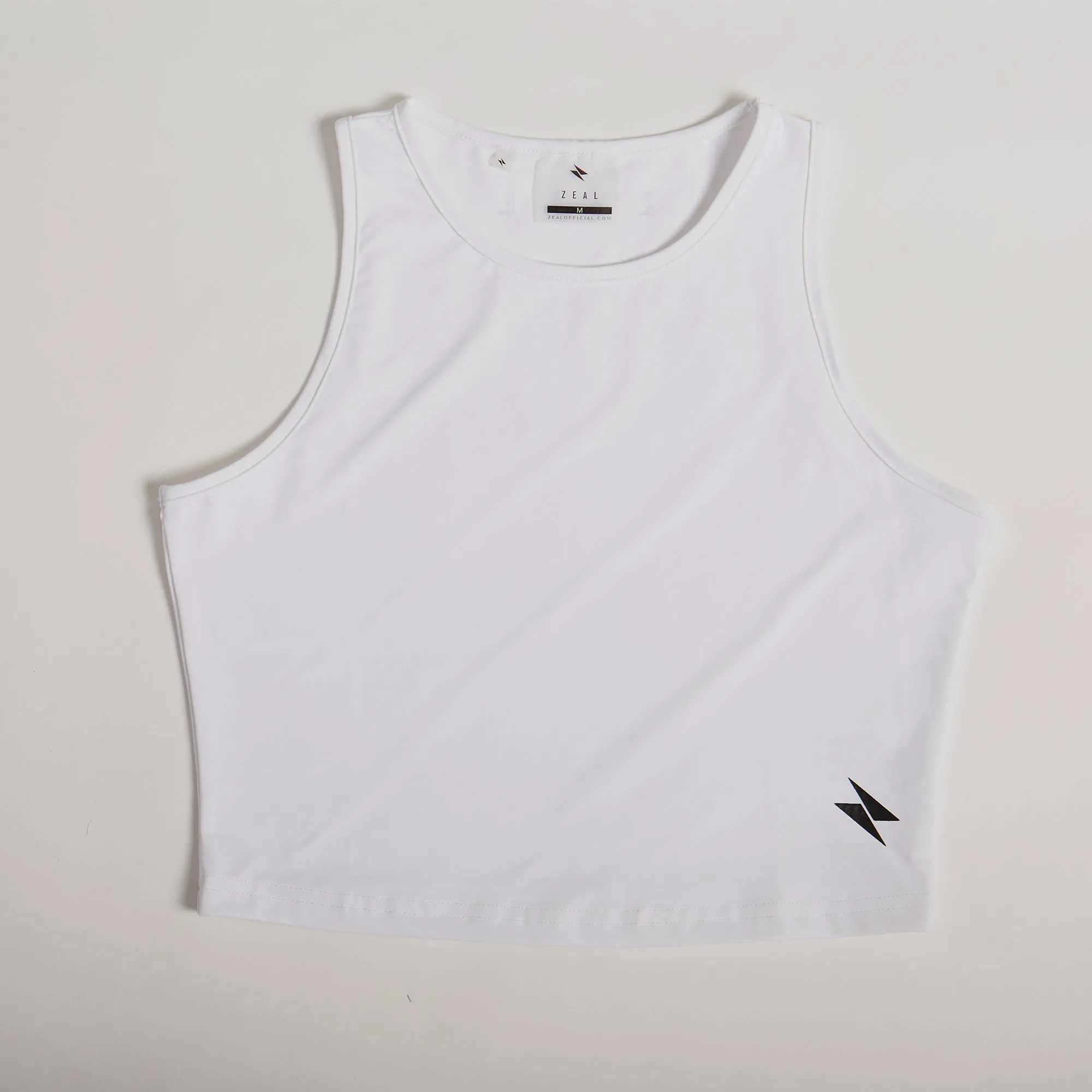 Basic Crop Top - White