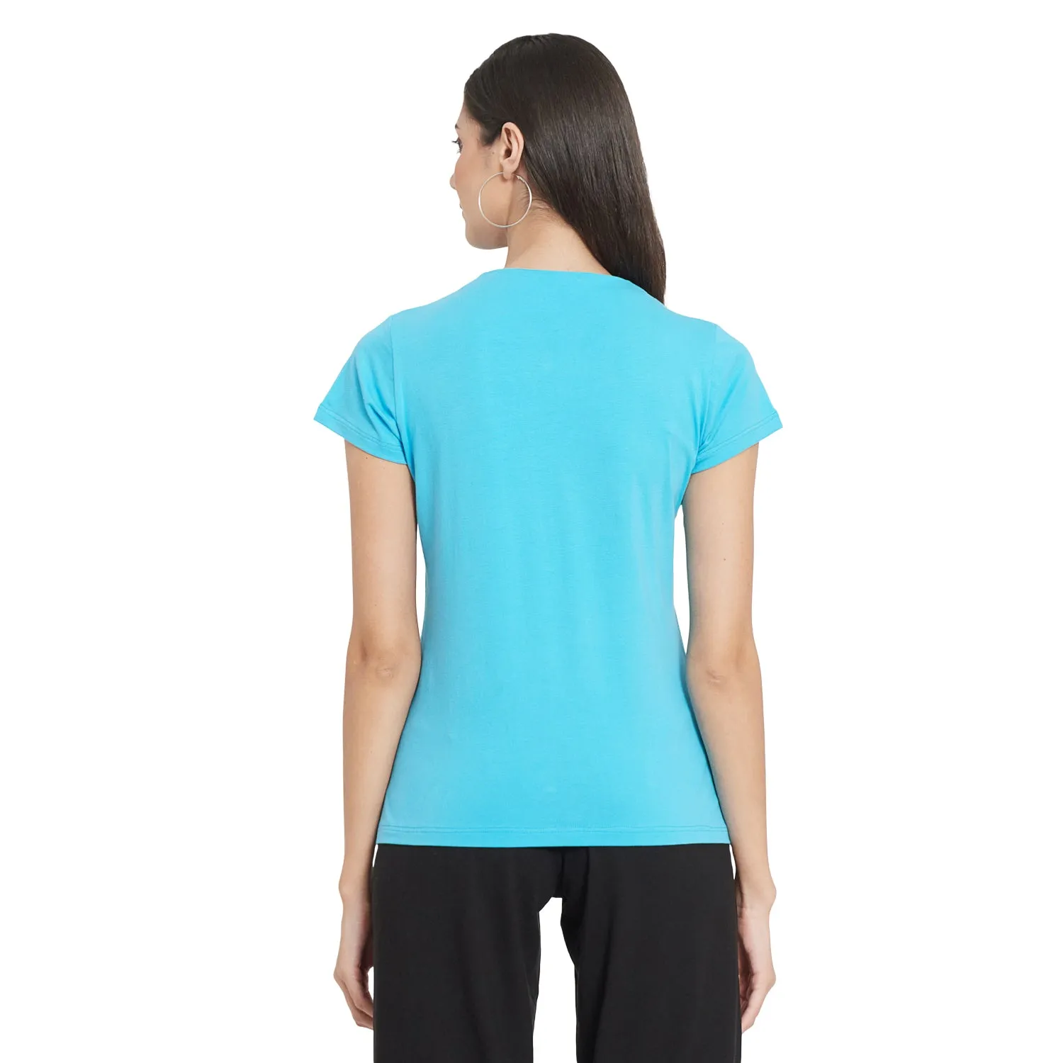 BASIC KEYHOLE NECK LINE TOP