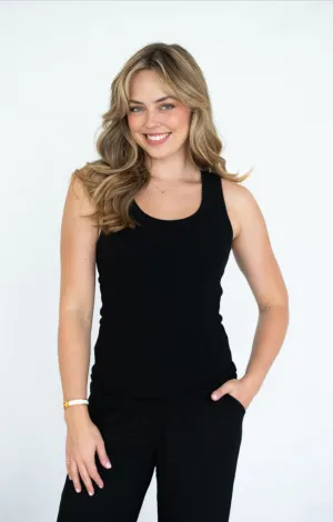 Basic Singlet - Black