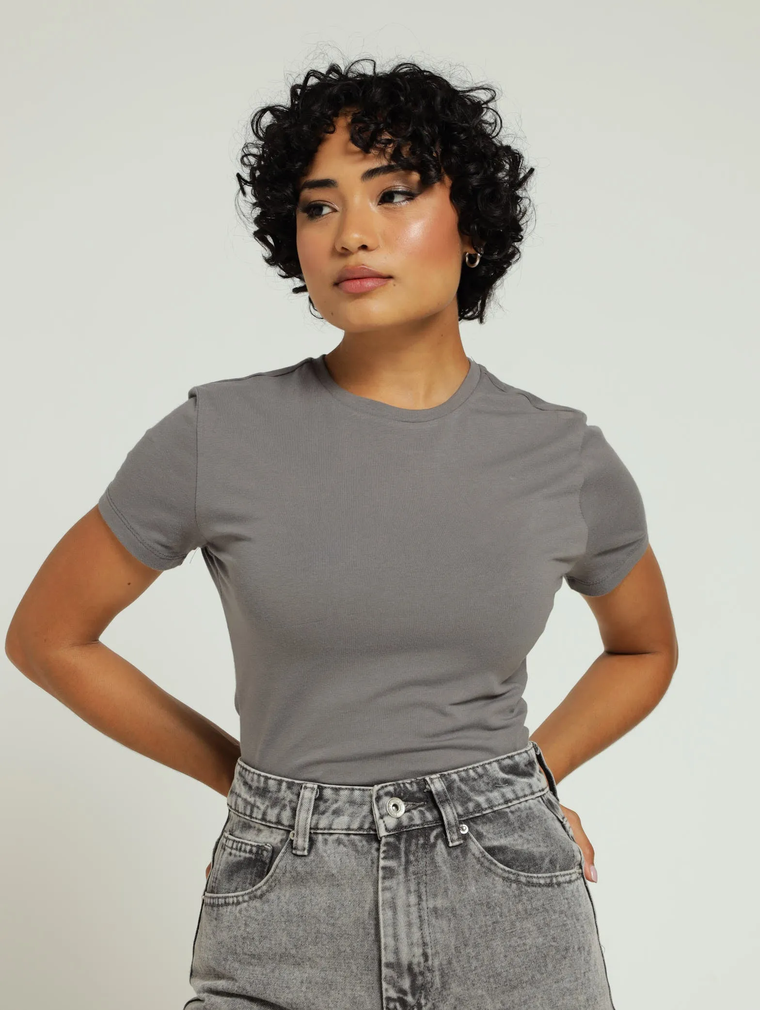 Basic Tee - Charcoal