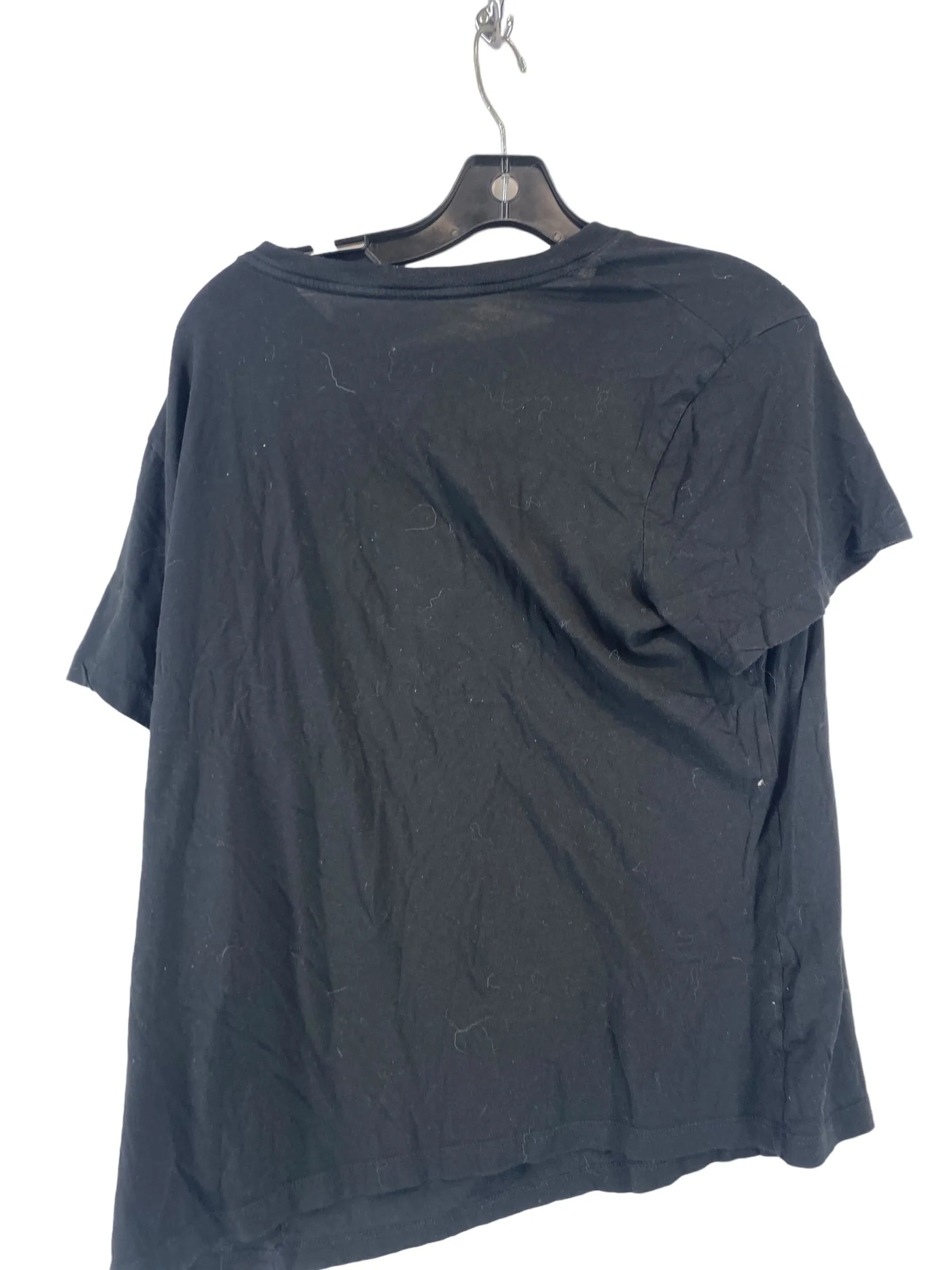 Black Top Short Sleeve Basic A New Day, Size Xl