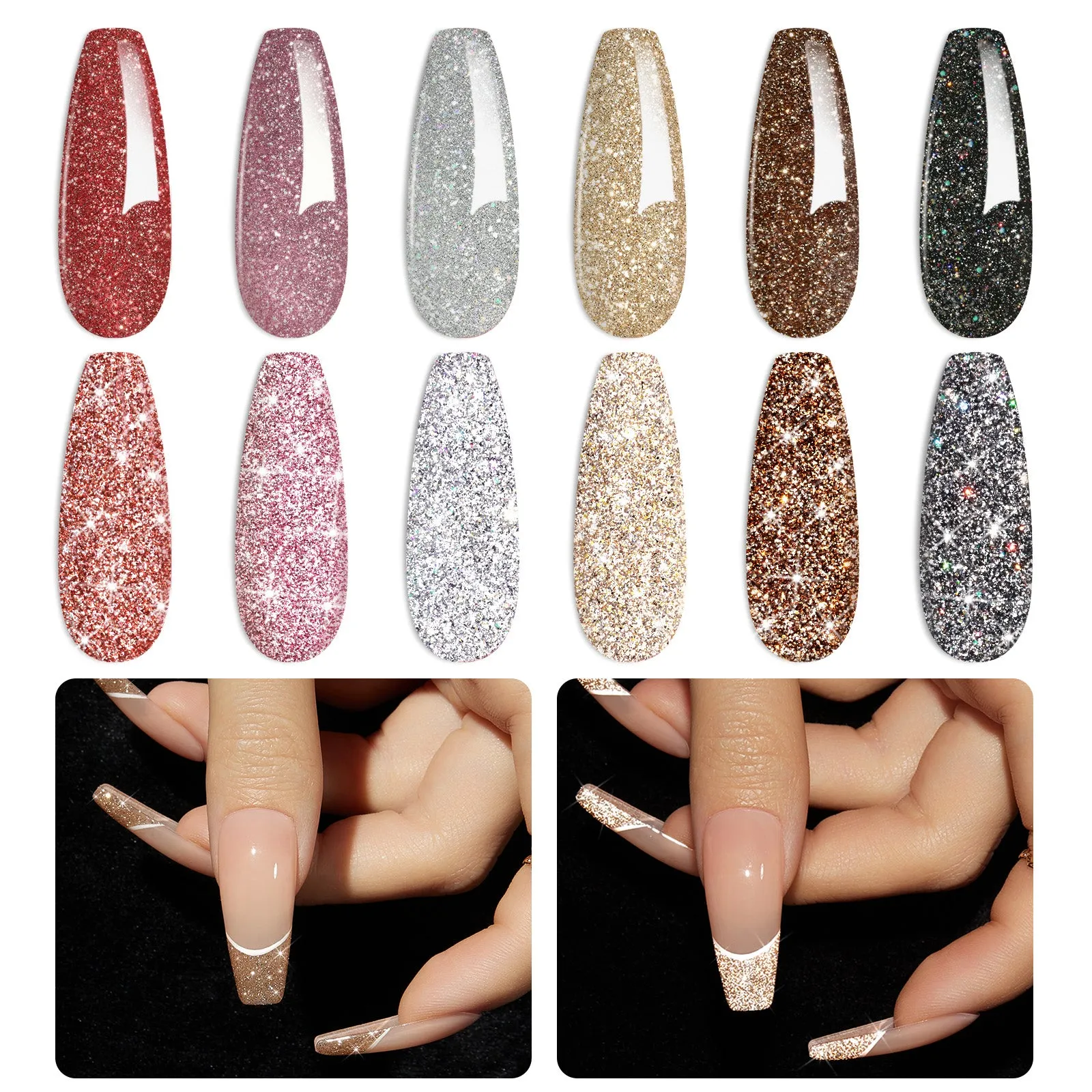 Bling Fling |  6 Colors Gel Polish Set