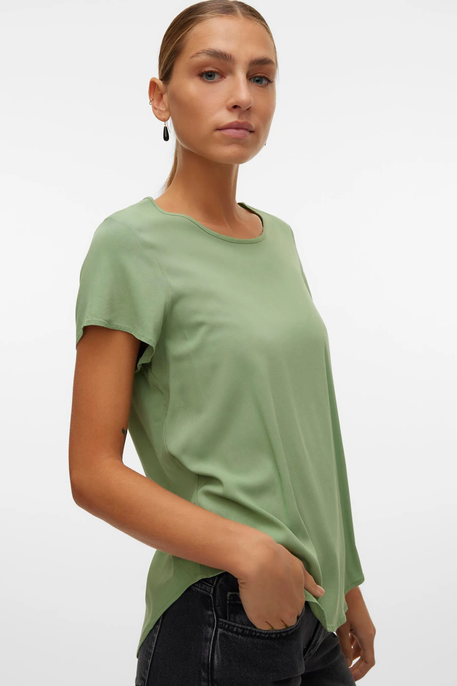 Blouse (korte mouwen) Groen - VERO MODA®