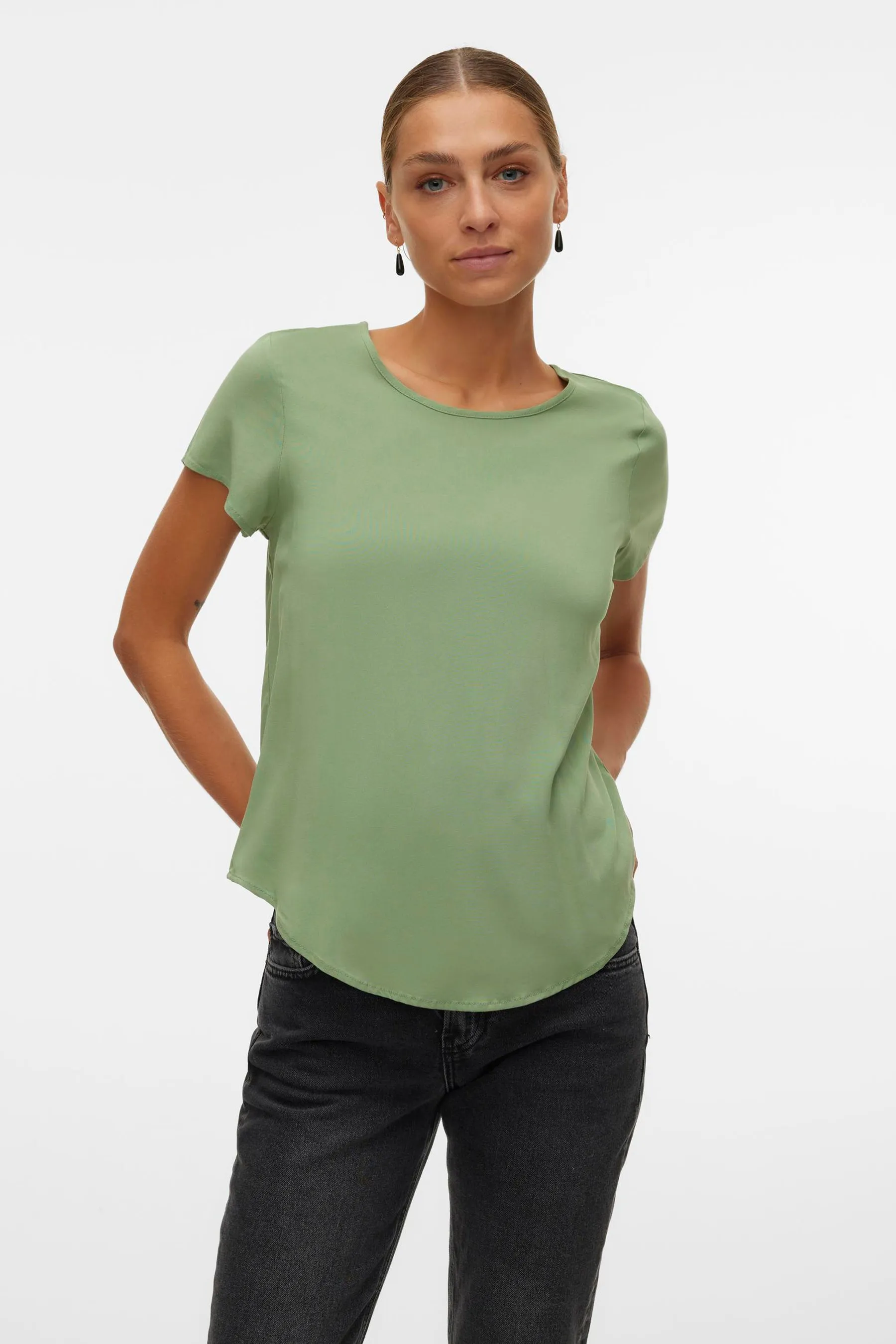 Blouse (korte mouwen) Groen - VERO MODA®