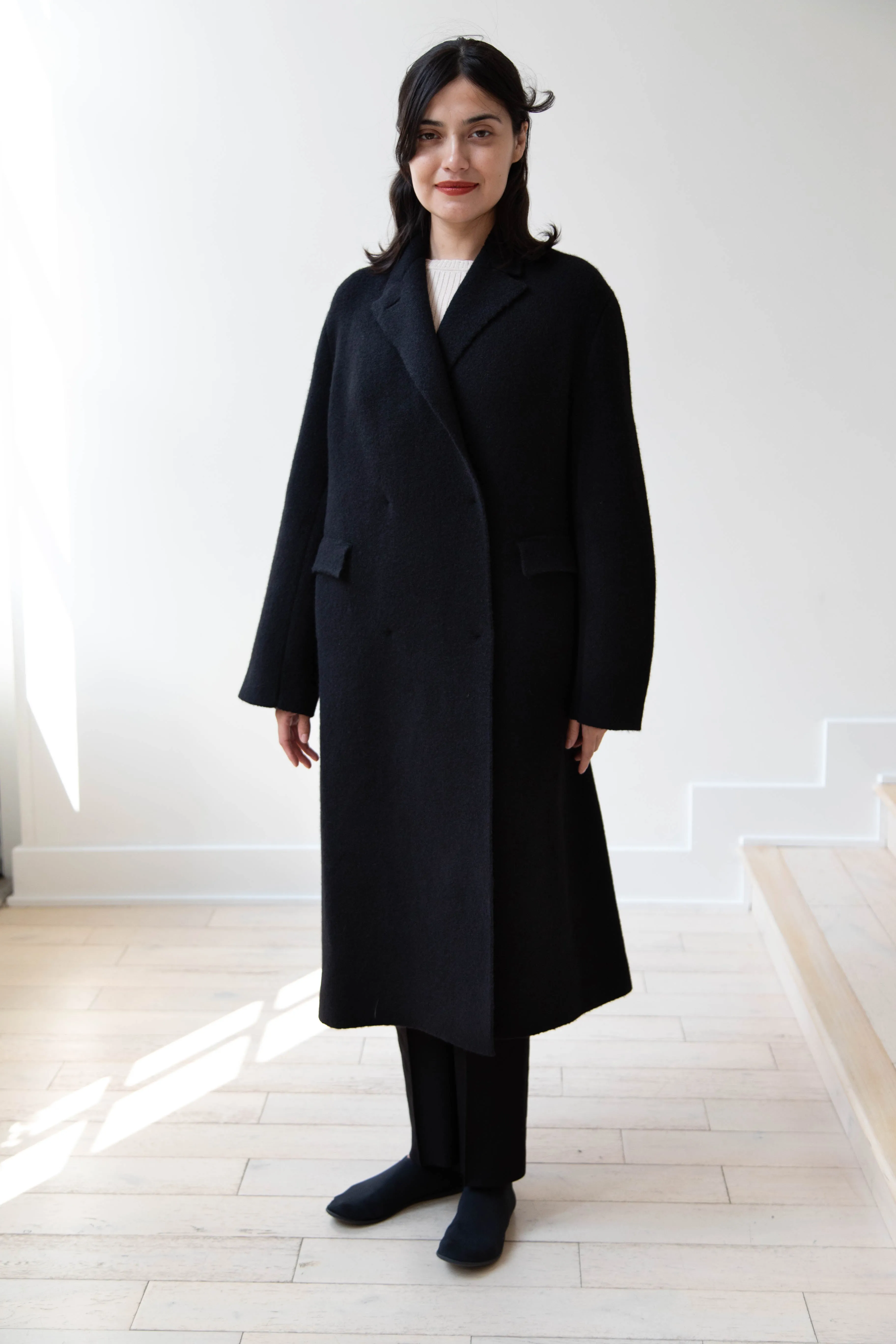 Boboutic | Double Outerwear Coat in Black
