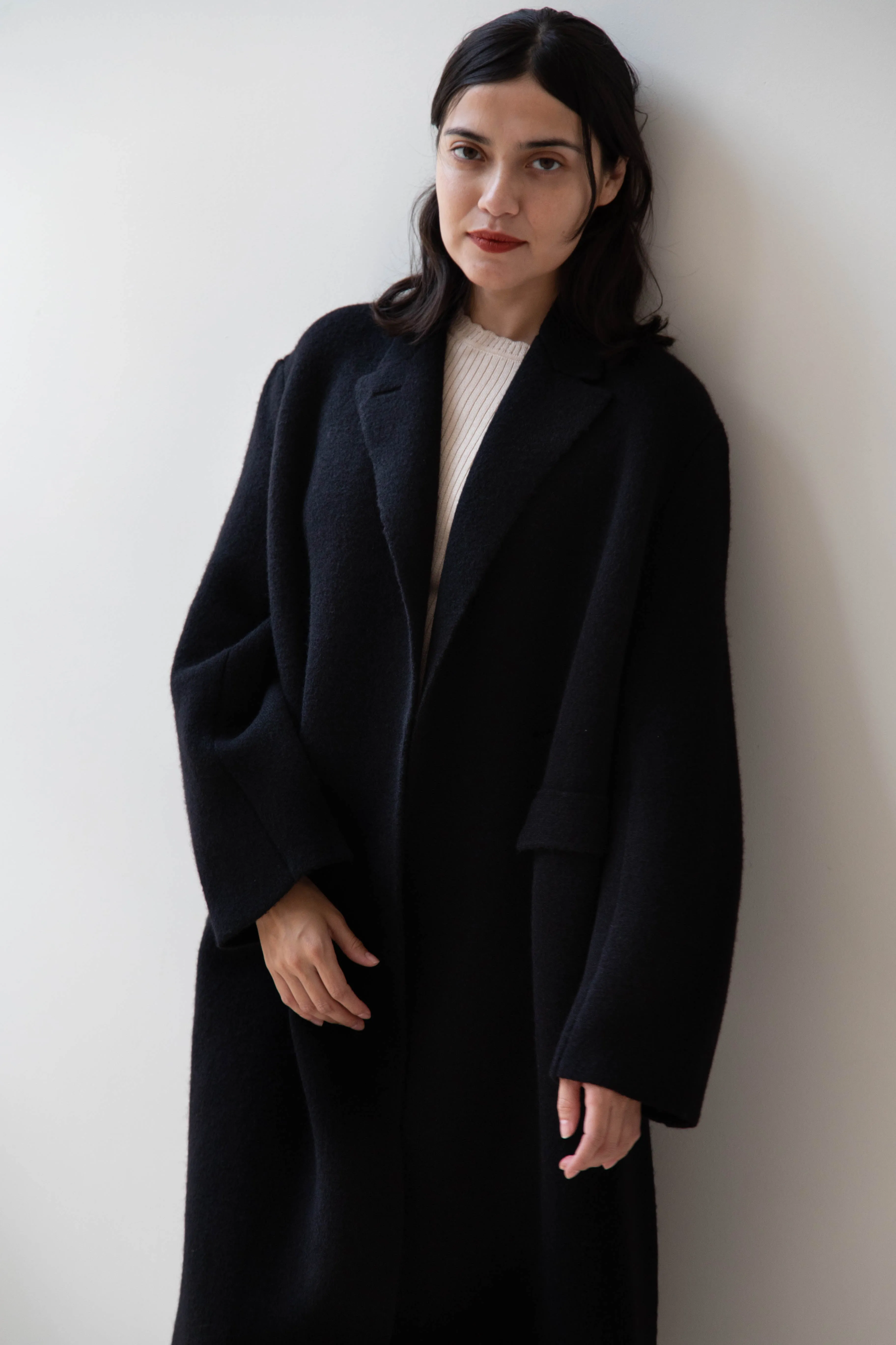 Boboutic | Double Outerwear Coat in Black