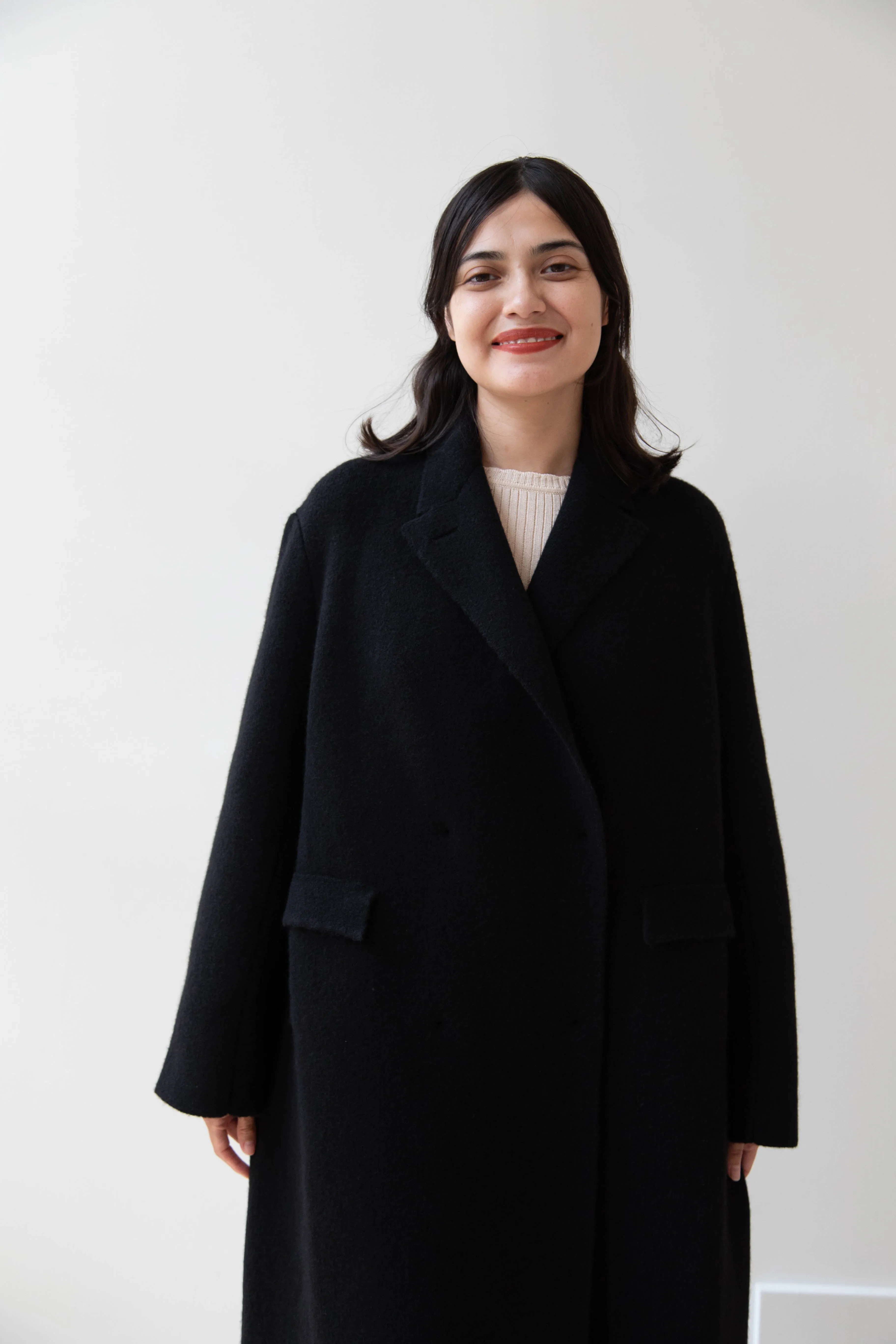 Boboutic | Double Outerwear Coat in Black
