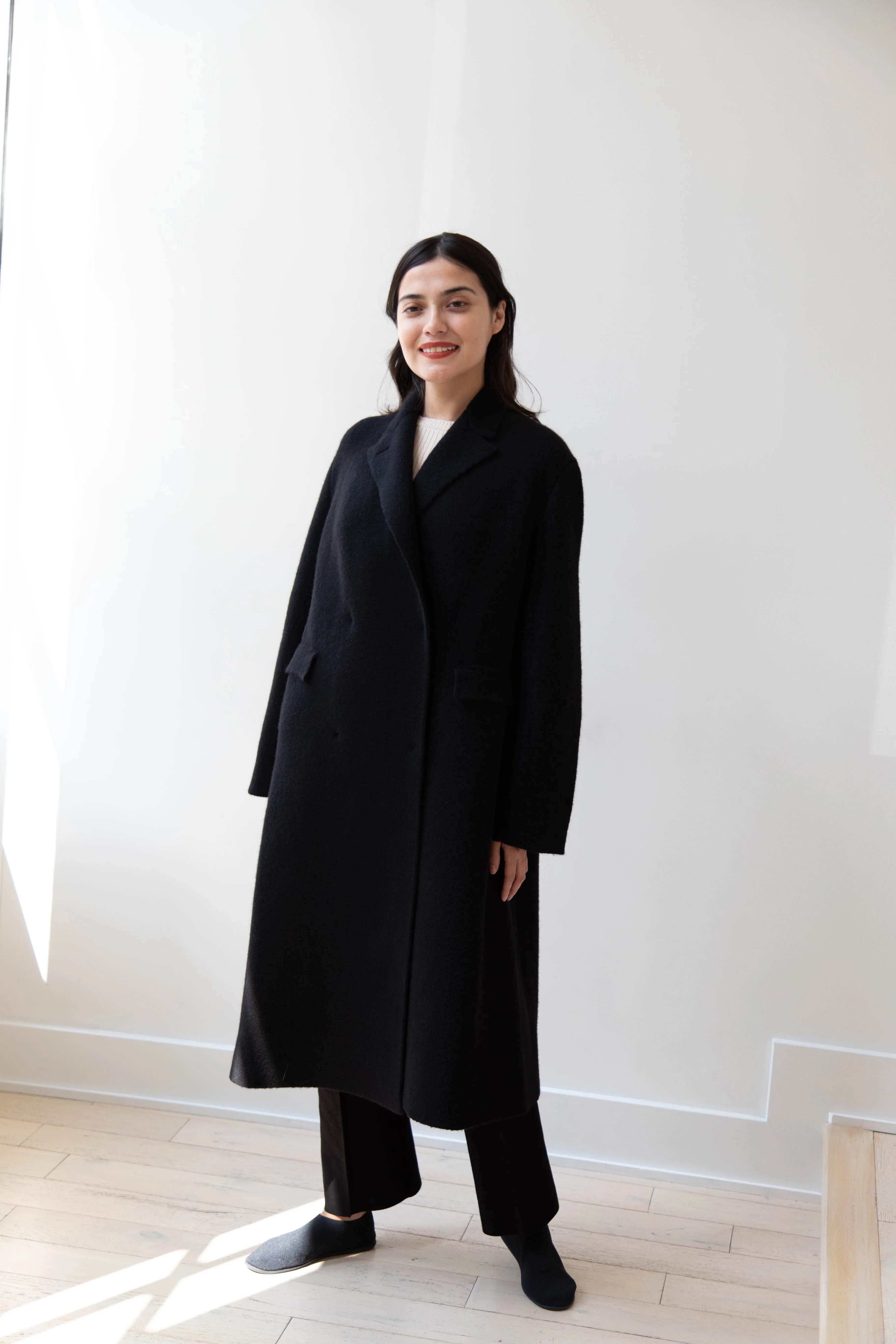 Boboutic | Double Outerwear Coat in Black