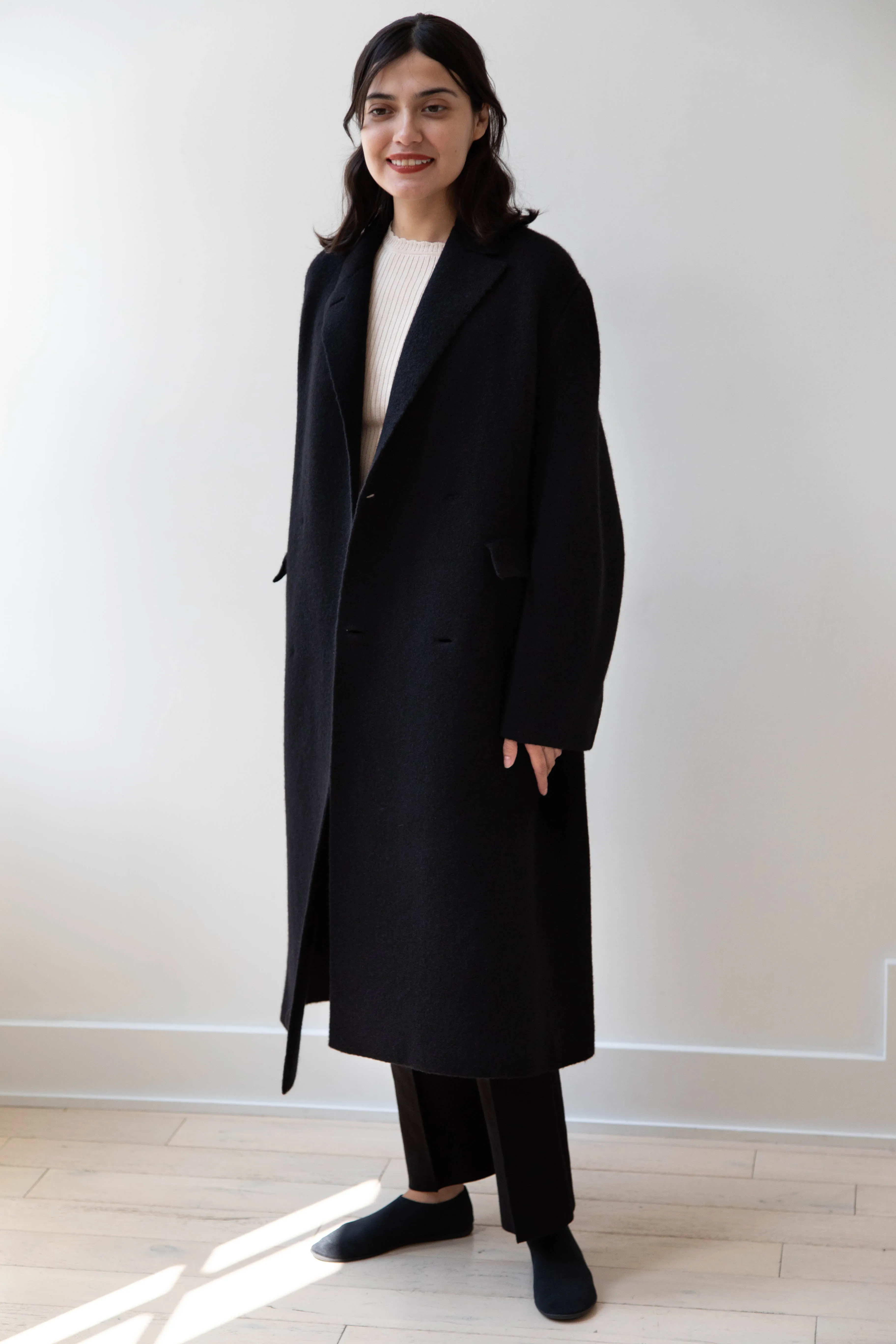 Boboutic | Double Outerwear Coat in Black