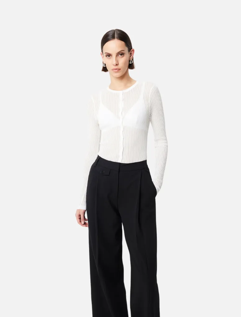 Boston Wide Leg Pant - Black