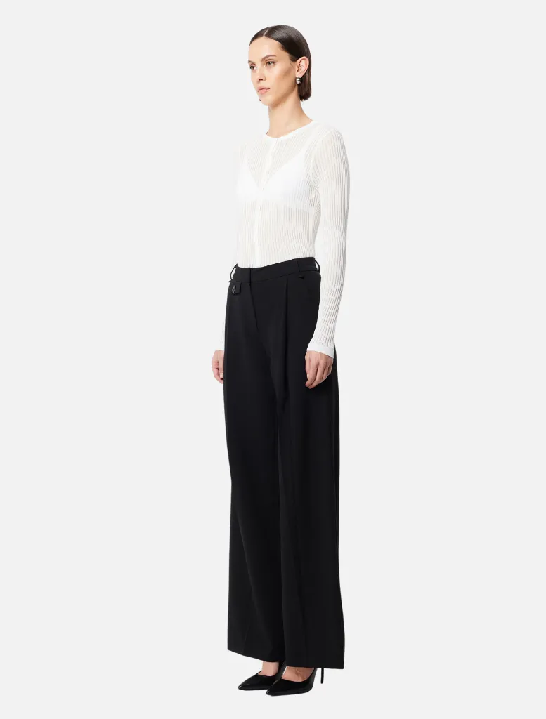 Boston Wide Leg Pant - Black