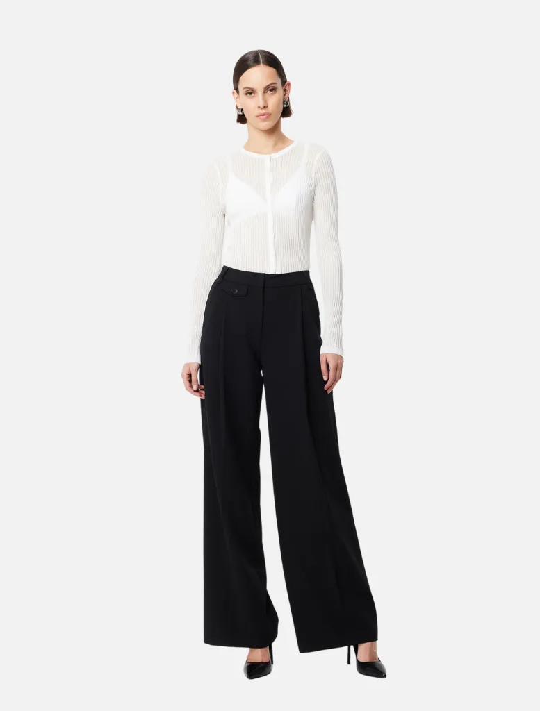 Boston Wide Leg Pant - Black