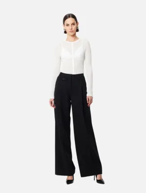 Boston Wide Leg Pant - Black