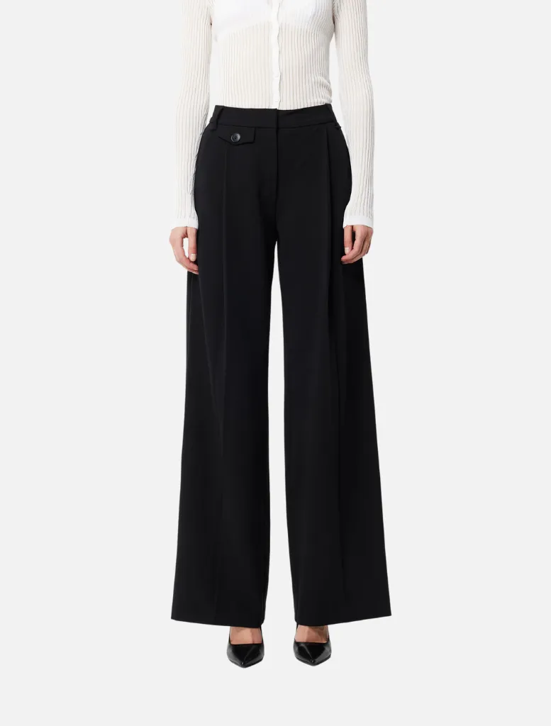 Boston Wide Leg Pant - Black