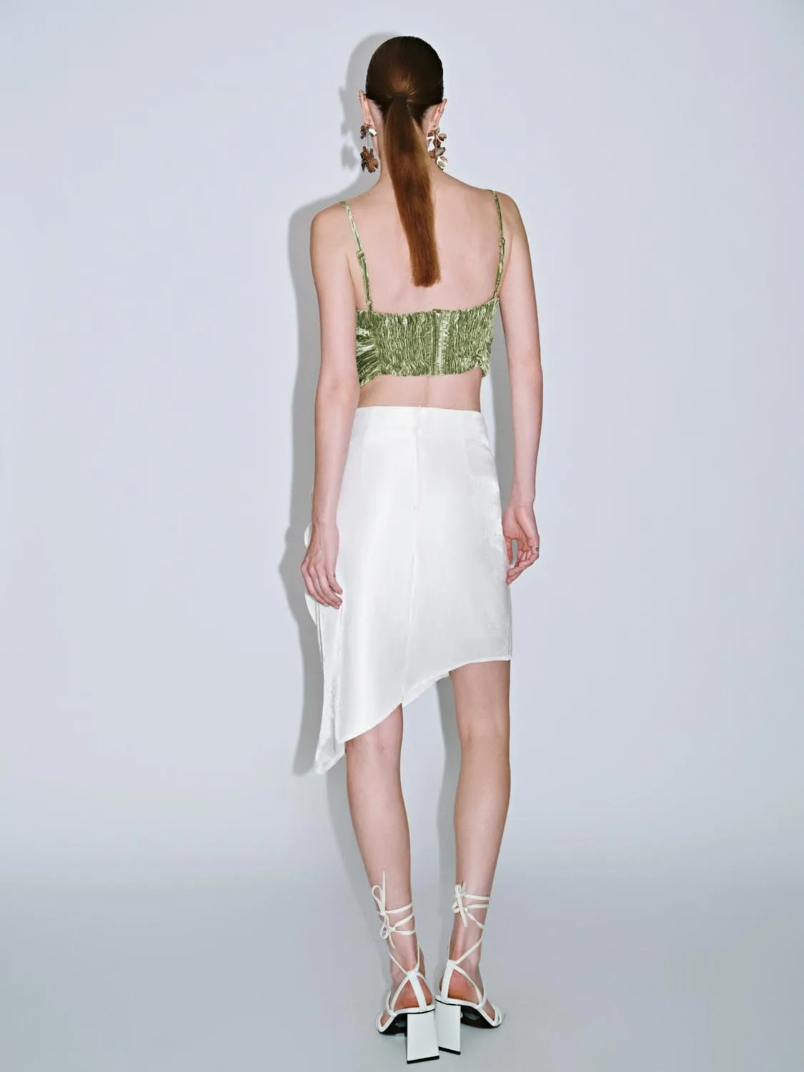 Bow Decor Straight Skirts