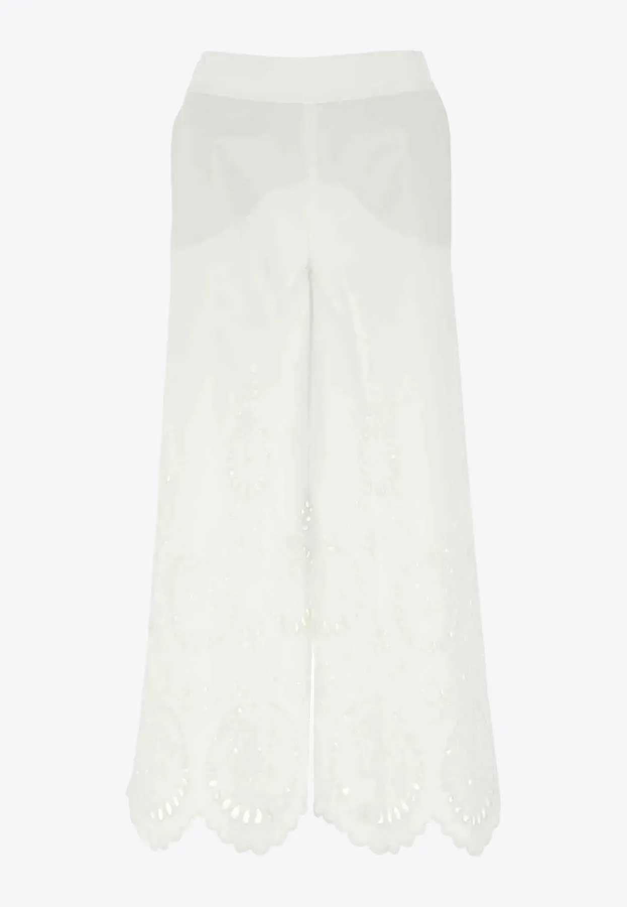 Broderie Anglaise Culotte Pants