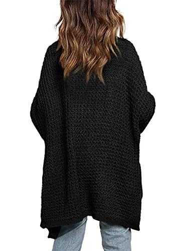 Chunky Knit Batwing Cardigan for Girls (SySea)