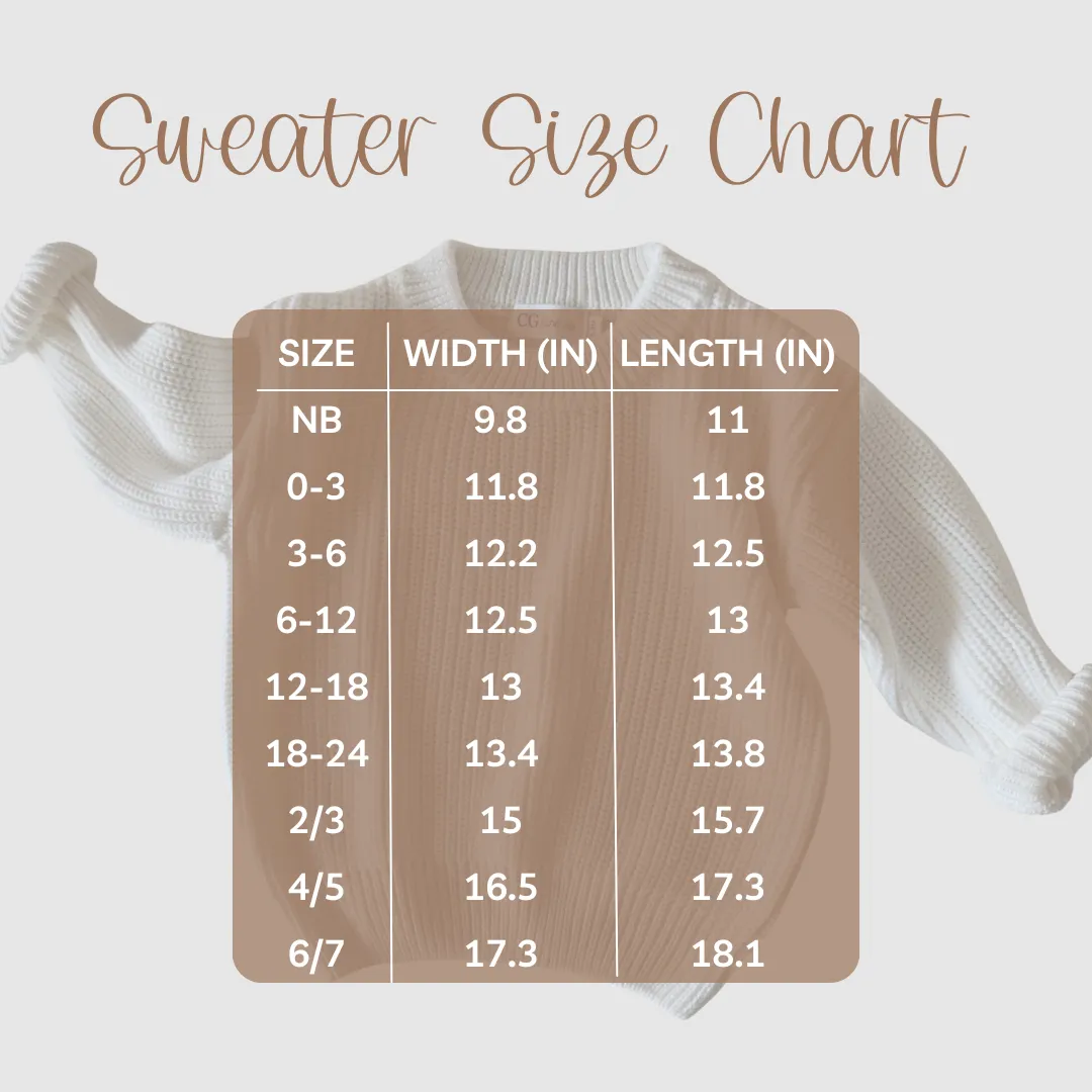 CHUNKY KNIT SWEATER - MARSHMALLOW