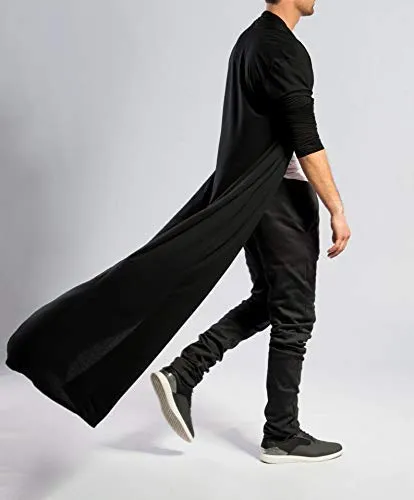 COOFANDY Men's Ruffle Cardigan