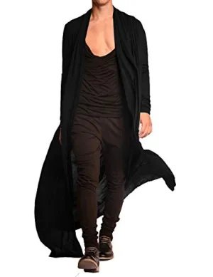 COOFANDY Men's Ruffle Cardigan