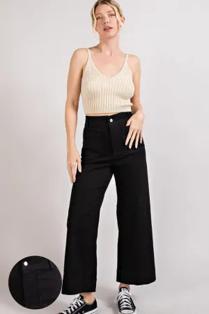 Coveted Favorite Curvy Soft Wash Wide Leg Pants