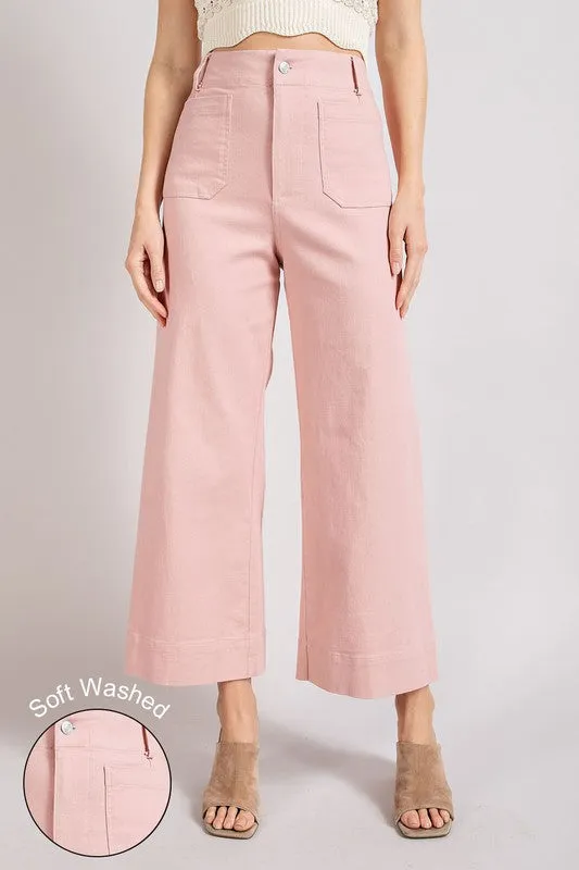 Coveted Favorite Curvy Soft Wash Wide Leg Pants
