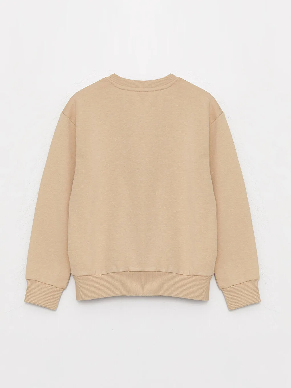 Crew Neck Comfortable Fit Basic Boys Sweatshirt