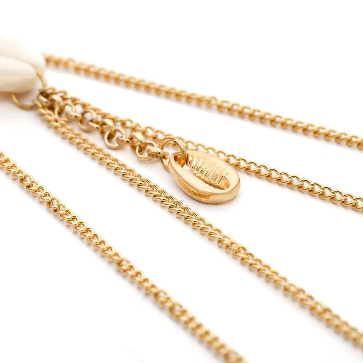 Dainty Chic  Womens Cowry Pendant Thigh Leg Chain - Bikini Beach Harness Body Chain - Body Jewelry Accessories for Women