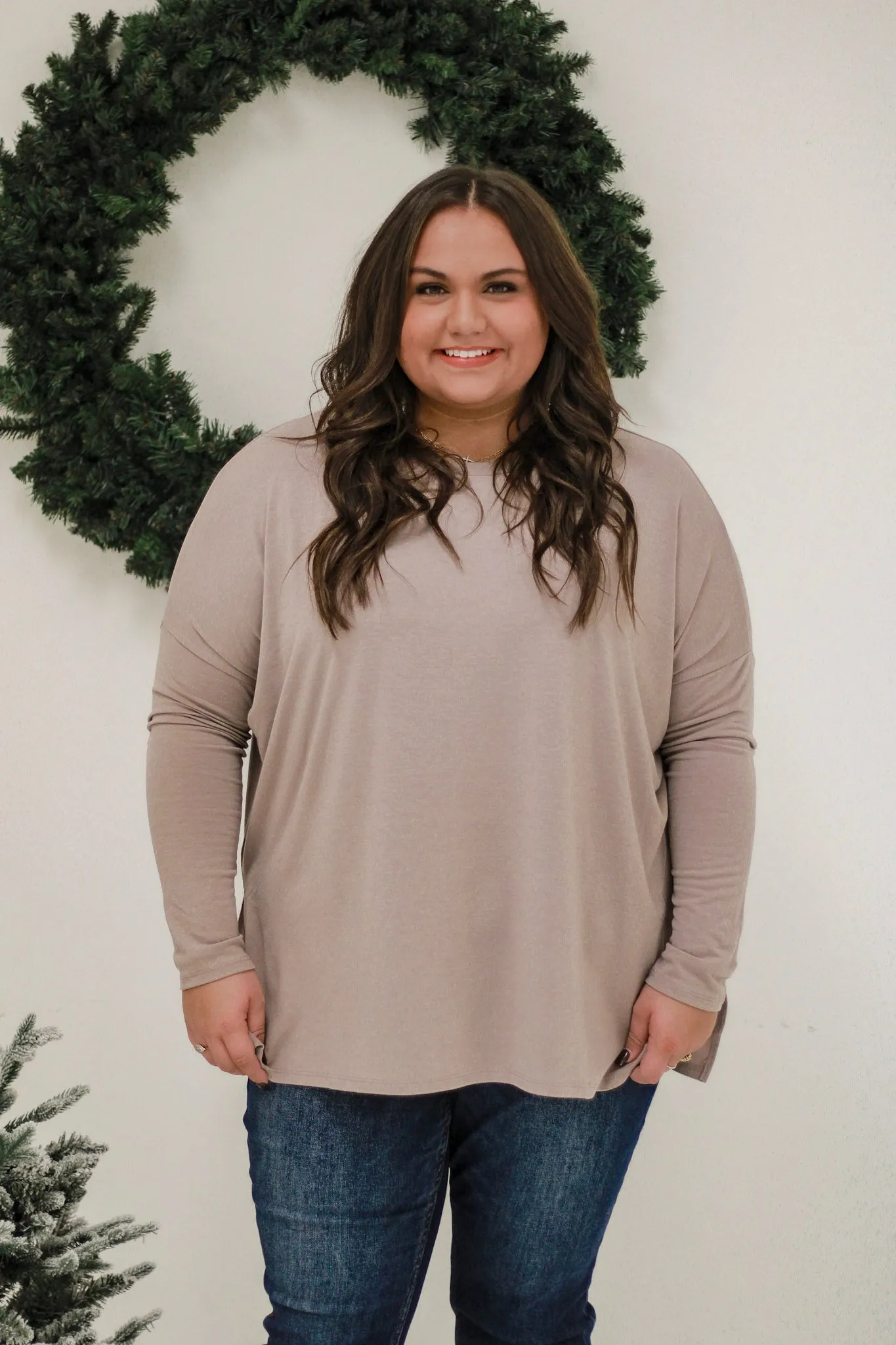 DB For Everyday Top in Ash Mocha