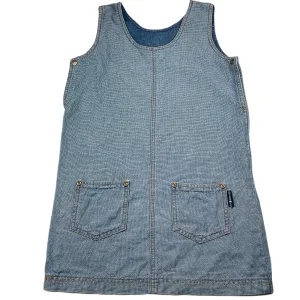 Designer Kidz vintage cotton pinafore dress, mark front right, size 8, Pre-loved