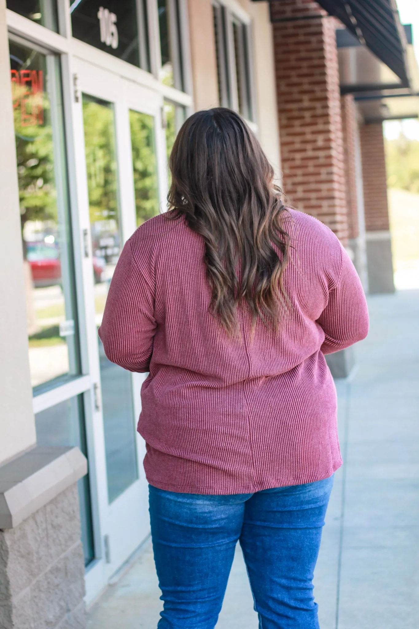 Don't Let Go Pocket Top in Wine
