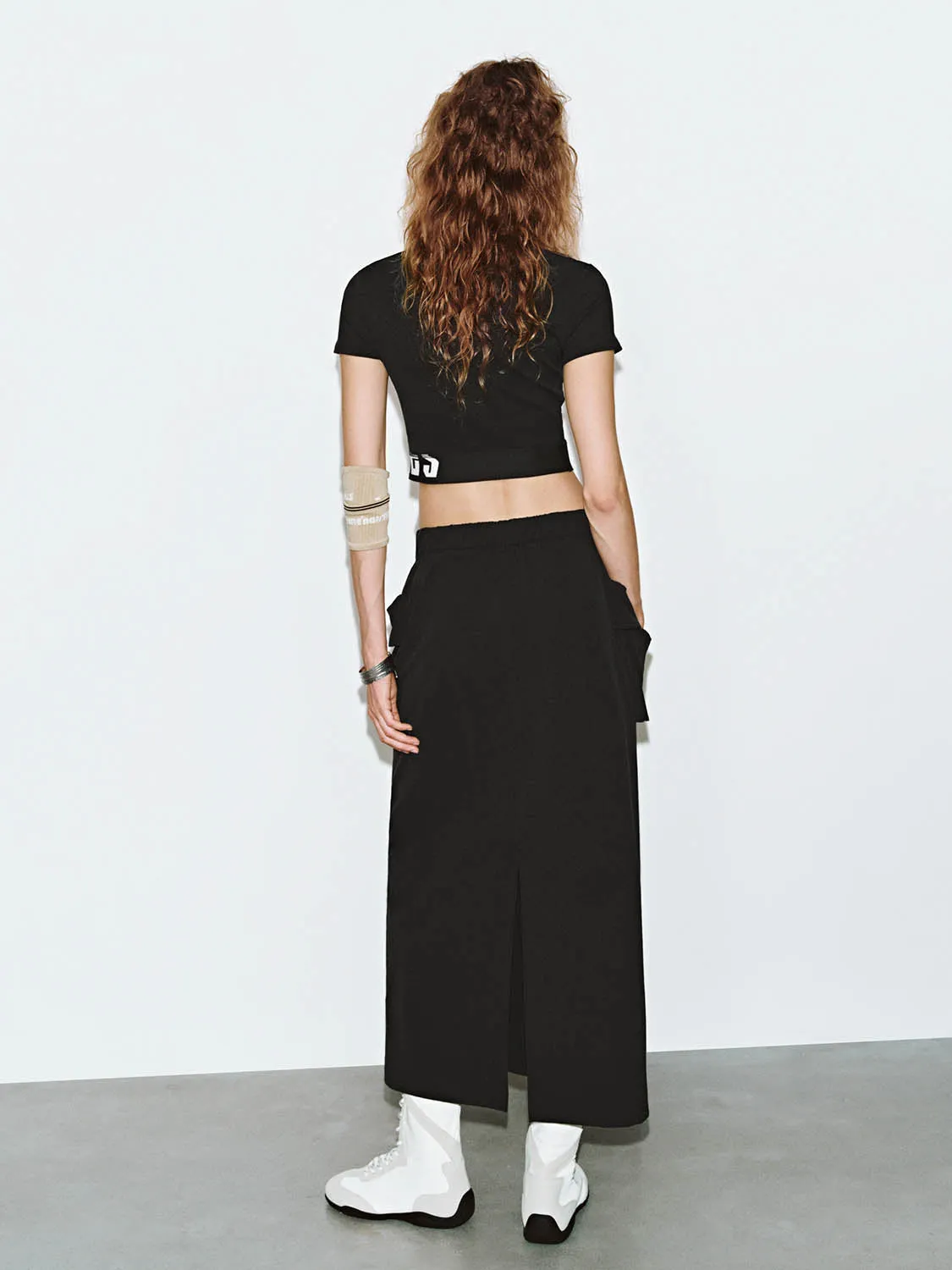 Drawstring Straight Skirts