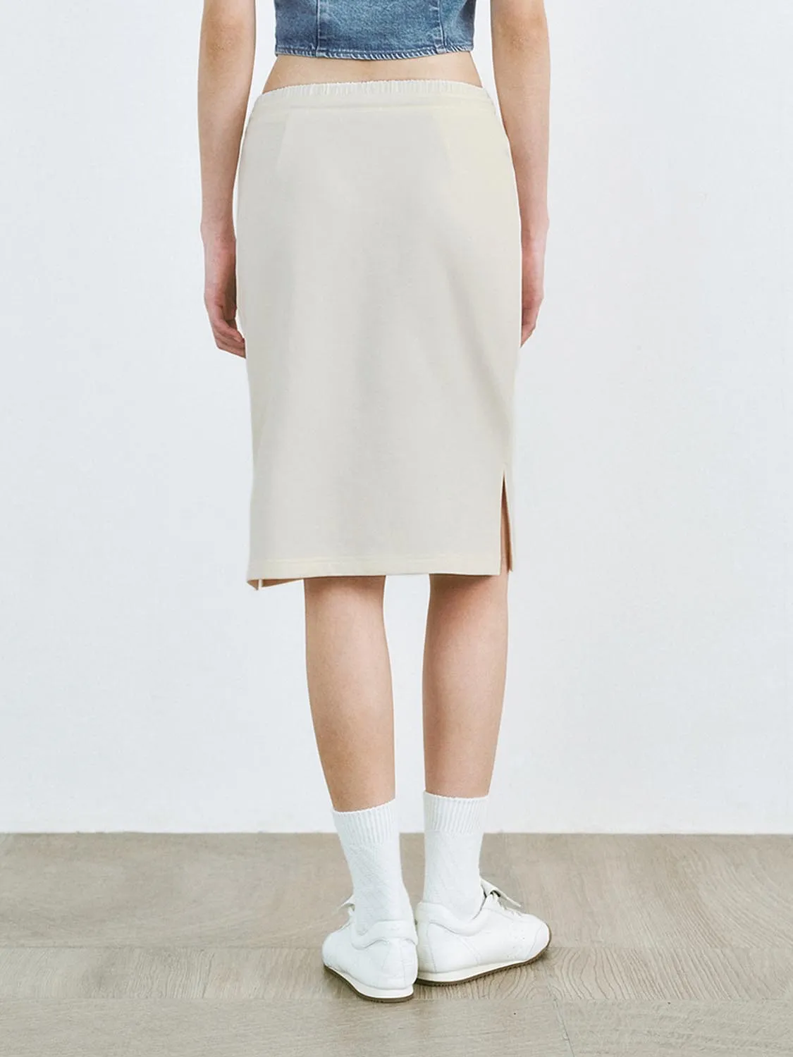 Drawstring Straight Skirts