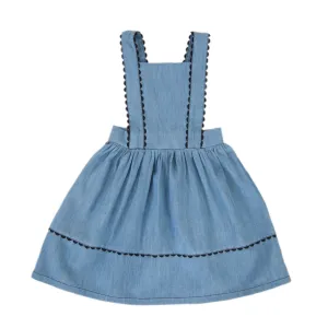 Earla Pinafore | Denim