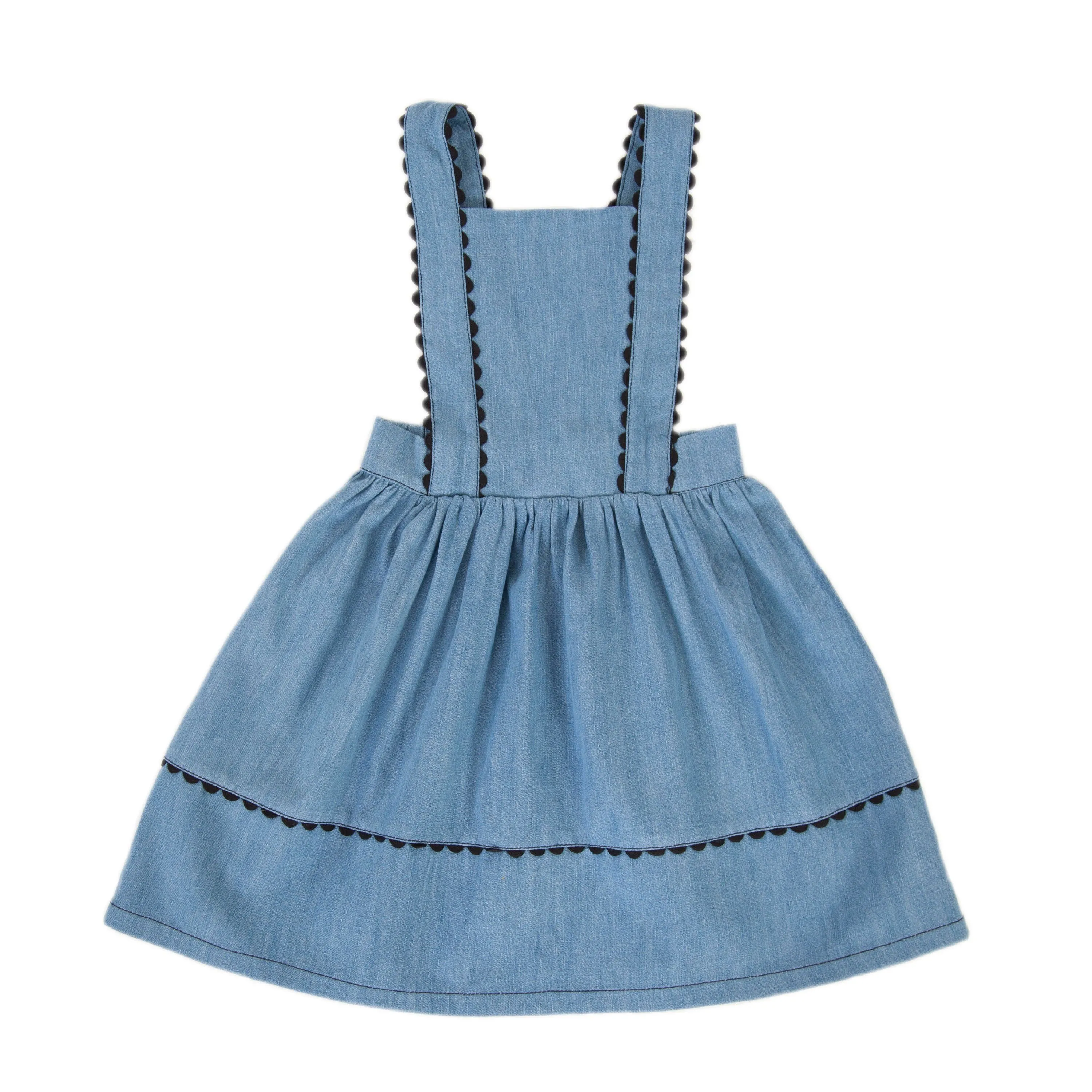 Earla Pinafore | Denim