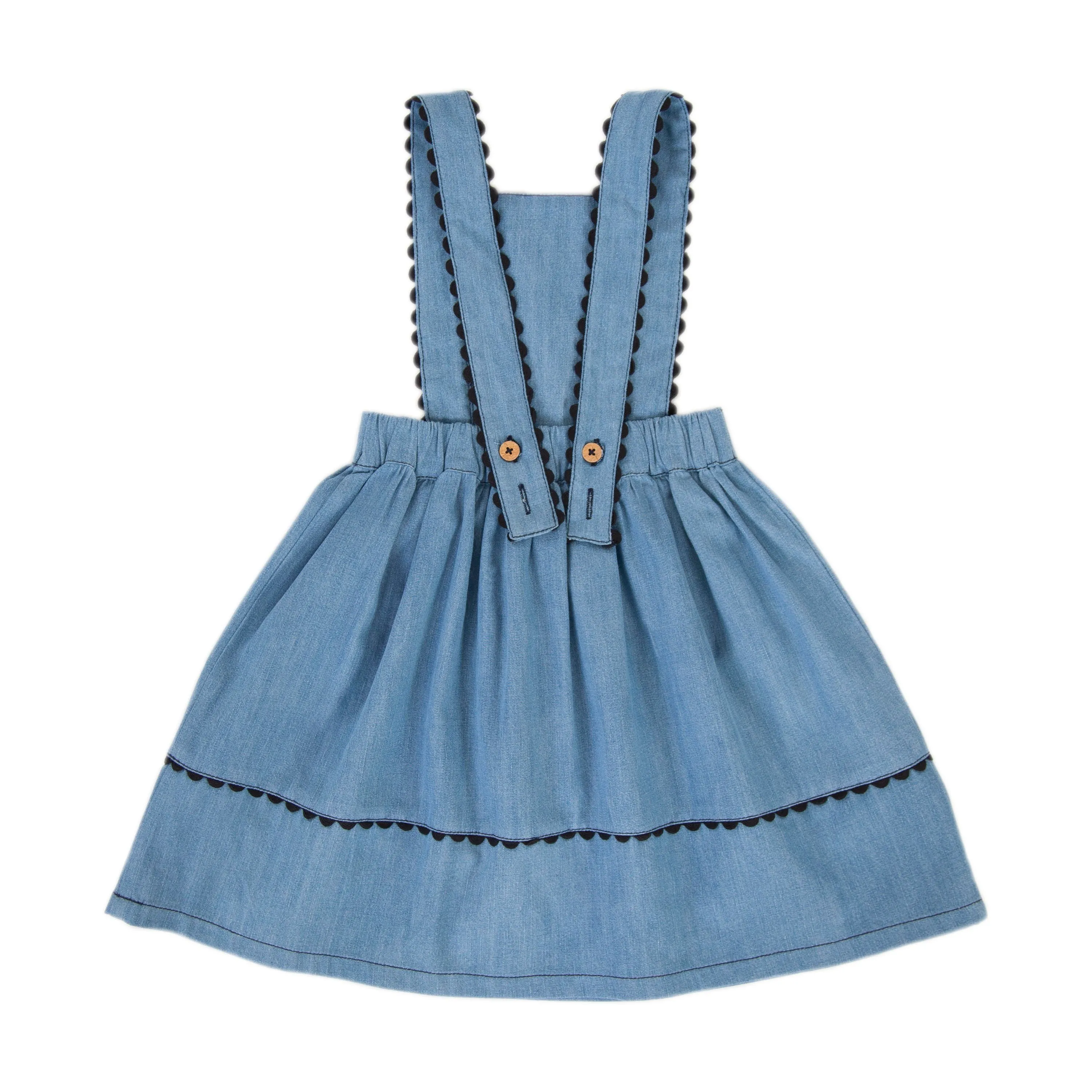 Earla Pinafore | Denim